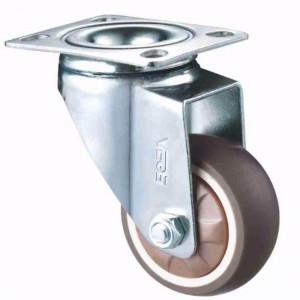 Cubierta de cromo liviano con llanta blanda, rueda TPR