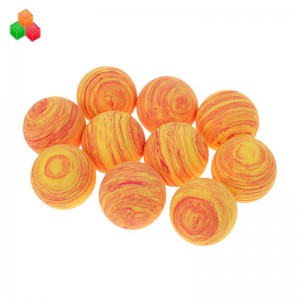 Nuevo producto bola de espuma eva de alta calidad tamaño personalizado imprimir bolas suaves de espuma eva para golf \/ masaje \/ parque infantil