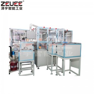 Accesorios de hardware para ventanas y puertas caja de cambios máquina de ensamblaje automático