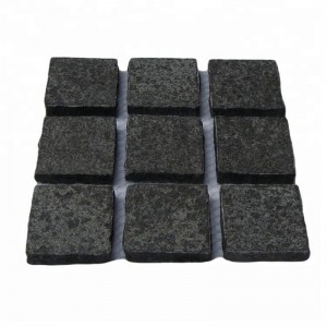 Adoquín de basalto natural negro