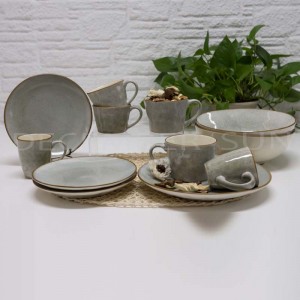 Juego de cena simple de cerámica