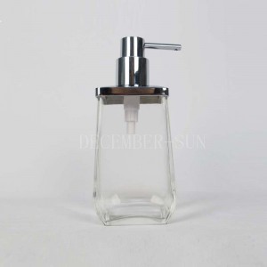 Conjuntos de accesorios de baño de vidrio transparente