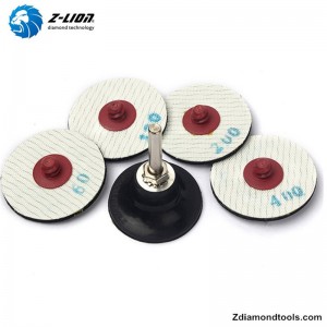 ZL-123ER Almohadillas de pulido electrochapadas de vidrio Roloc de 2 pulgadas