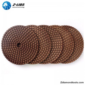 Almohadillas de resina de diamante ZL-123F con relleno de cobre para piedra