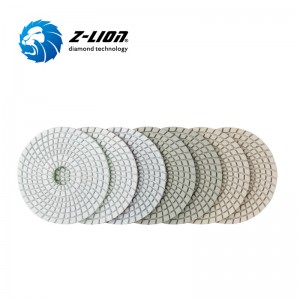 ZL-123CW almohadillas de pulido de diamante con resina para piedra de cuarzo