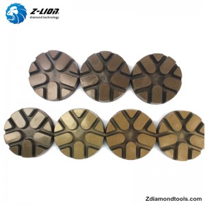 Almohadillas de diamante ZL-16KY para pisos de concreto