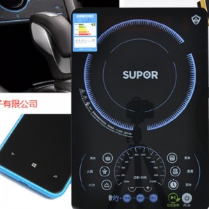 Sensor de membrana conductora transparente