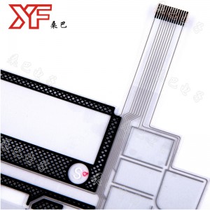 Interruptor sensible al tacto transparente