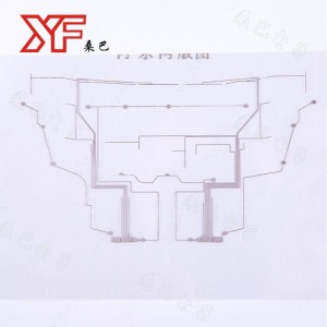 Interruptor de línea de impresión conductora de pasta de plata PET