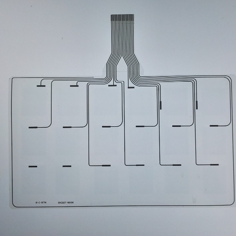 Interruptor de línea de impresión conductora de pasta de plata PET