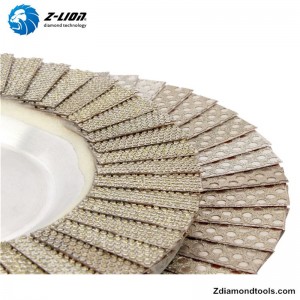 ZL-WMC6402 Disco abrasivo de hormigón de aluminio de 5 pulgadas para piedra