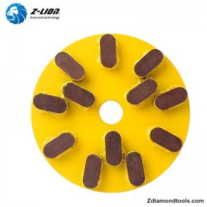 Disco abrasivo de copa de diamante de resina ZL-16MS para pulido de mármol y granito