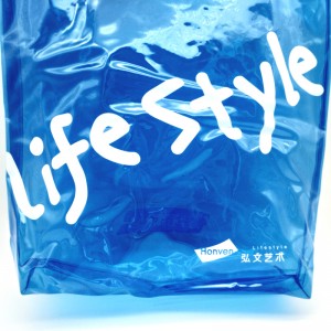 bolso de compras del pvc de Bule