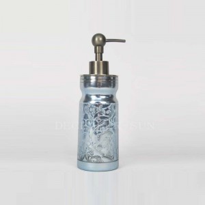 Accesorios de baño de vidrio con patrón de corte láser redondo