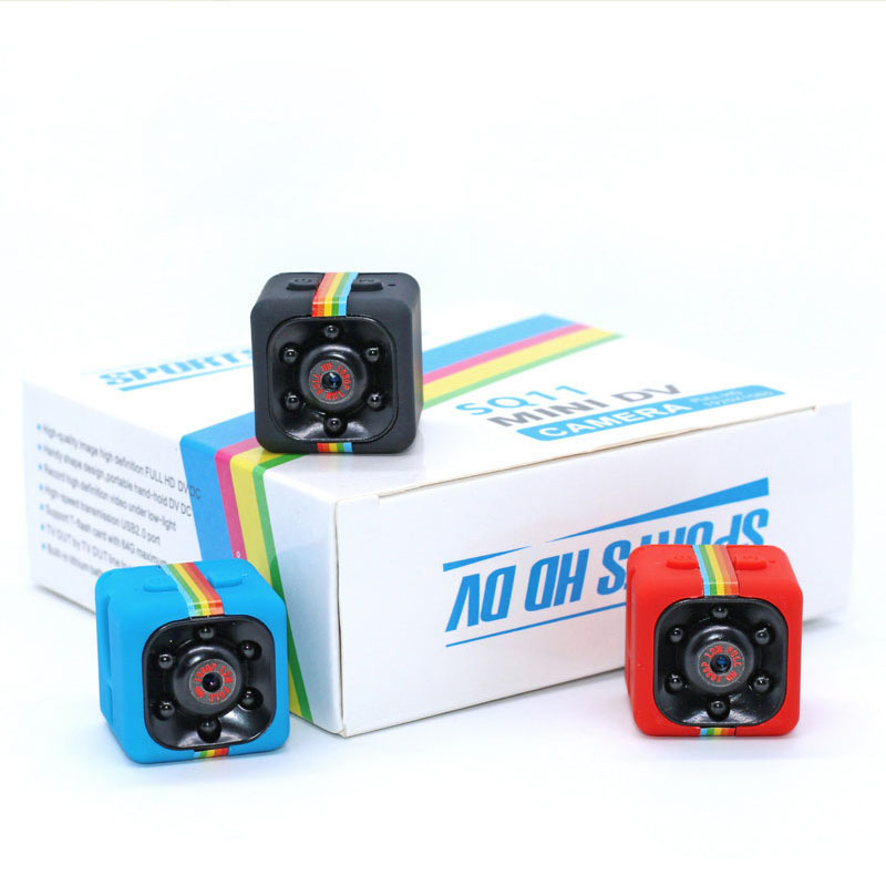 Mini cámara de bolsillo portátil Real HD 720P SQ11 ángulo de visión de 140 grados