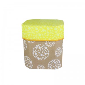 Caja de regalo de vela fragante con tapa de tamaño especial