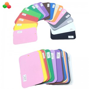 láminas de caucho colorido 2mm memoria 6mm 10mm deslizador de EVA lámina de espuma de seguridad de tamaño personalizado vendedor caliente de alta densidad para envasado