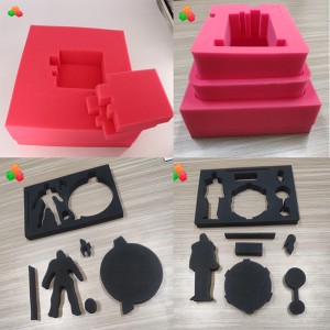 Extremadamente excelente sección plato cocina industrial esponja mágica material de embalaje forma personalizada base embalaje con esponja