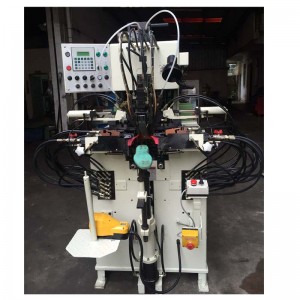 Se utiliza el asiento de talón de zapato Schoen sandt 6400CC y la máquina lateral.