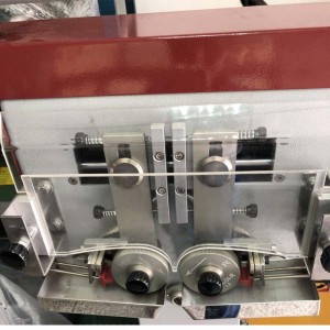 entintando pintura coloreando pulido pulido máquina de borde de correa de cuero