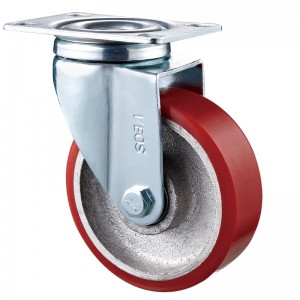 Servicio mediano: carcasa cromada con rueda roja 3 TPE