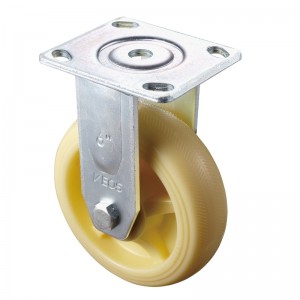 Servicio pesado: carcasa cromada con rueda blanca de 3 TPE