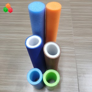 Tubos de espuma huecos súper suaves Tubo redondo de espuma EVA de PVC EVA para equipos \/ empaques de parques infantiles interiores
