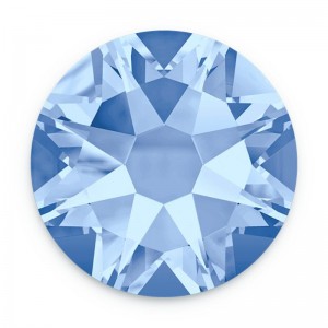 Collar de mujer de plata de ley con imitación de zafiro ligero