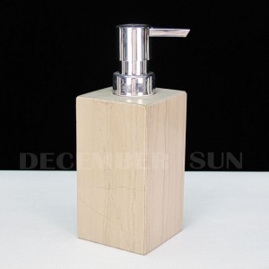 Dispensador de loción de mármol de forma elegante