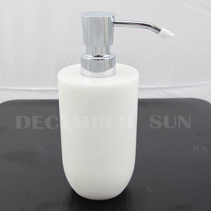 Set de baño de mármol blanco puro