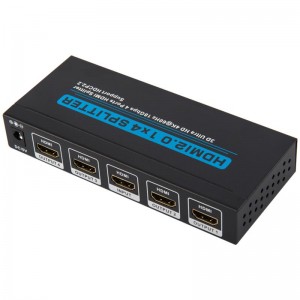 V2.0 HDMI 1x4 Splitter Soporte 3D Ultra HD 4Kx2K @ 60Hz HDCP2.2