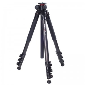 Cámara trípode ligera profesional de fibra de carbono Kingjoy para foto F1208R