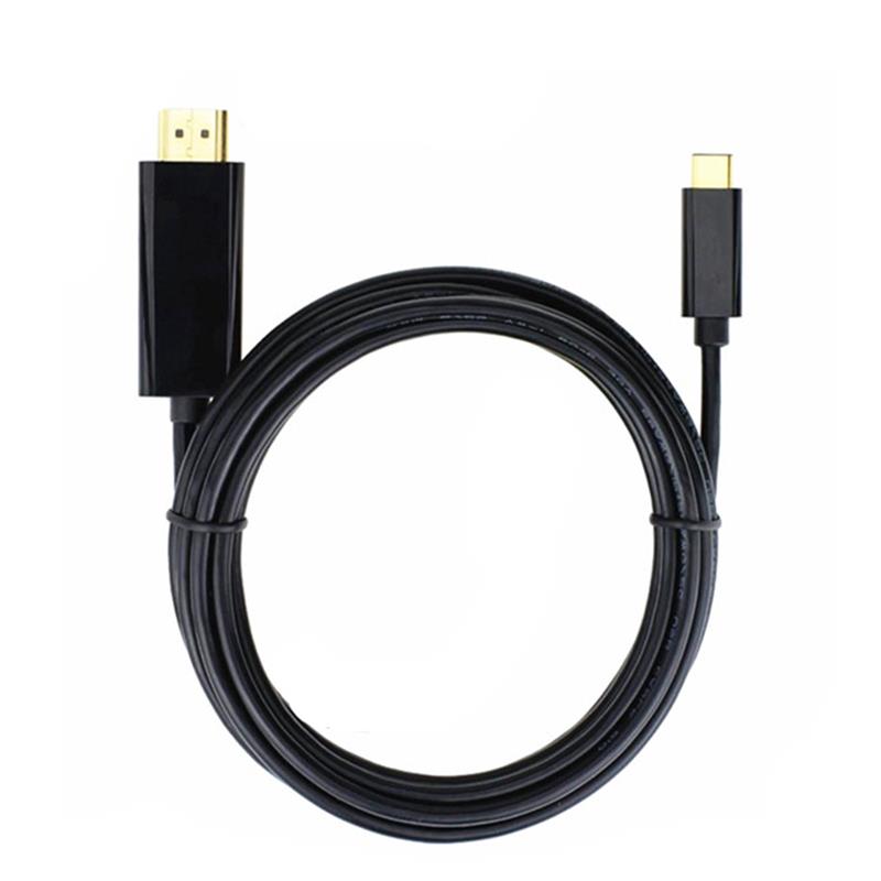 Cable USB C a HDMI de 6 pies (4K @ 60Hz), Cable USB Tipo C a HDMI [Compatible con Thunderbolt 3] para MacBook Pro 16 '' 2019/2018/2017, MacBook Air / iPad Pro 2019/2018, Surface Book 2, Samsung S10 , y más