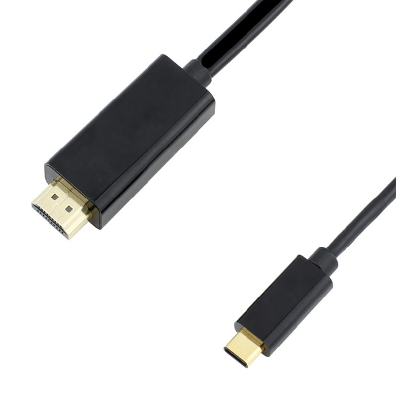 Cable USB C a HDMI de 6 pies (4K @ 60Hz), Cable USB Tipo C a HDMI [Compatible con Thunderbolt 3] para MacBook Pro 16 '' 2019/2018/2017, MacBook Air / iPad Pro 2019/2018, Surface Book 2, Samsung S10 , y más