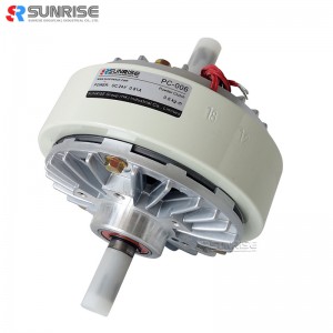 Embrague de polvo magnético de doble eje de bajo precio de alta calidad para máquina de embalaje serie PC