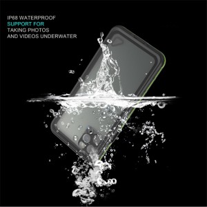 El mejor impermeable iPhone 11, un chaleco portátil barato iPhone 11, con un impermeable de iPhone transparente.