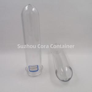 39 mm 130 g Tamaño del cuello 46 mm Plasitc Pet Preform para aceite de bebida de agua