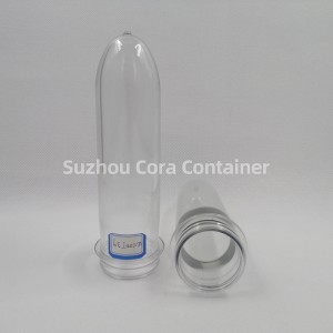 39 mm 100 g Tamaño del cuello 46 mm Plasitc Pet Preform para aceite de bebida de agua