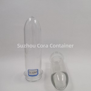 39 mm 83G Tamaño del cuello 46 mm Plasitc Pet Preform para aceite de bebida de agua