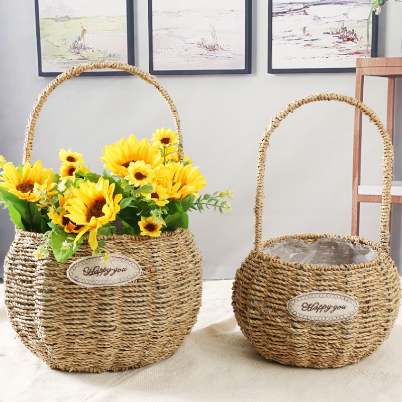 Cesta de algas marinas