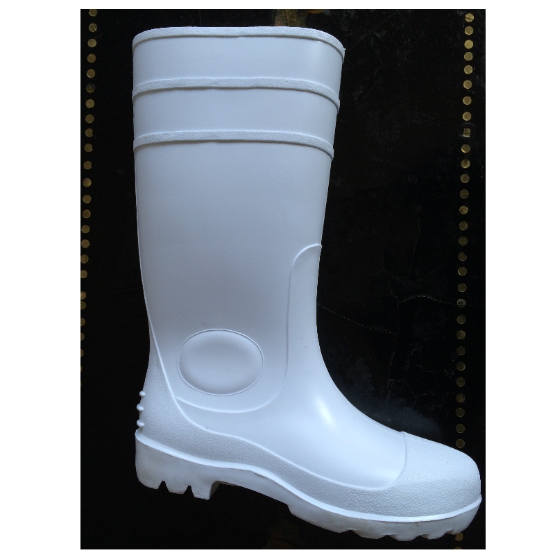 White PVC Food Safety botas