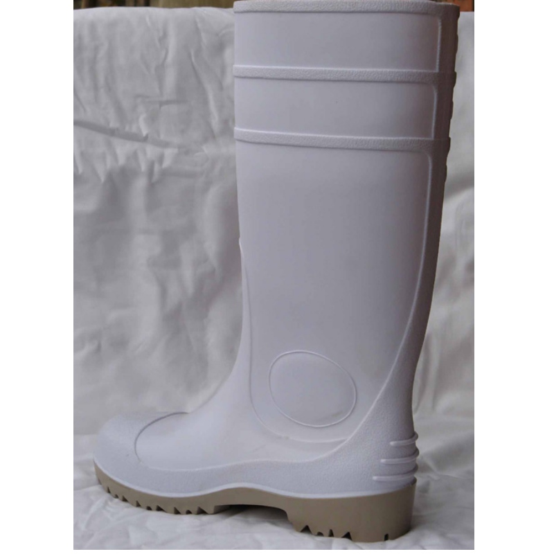 White PVC Food Safety botas