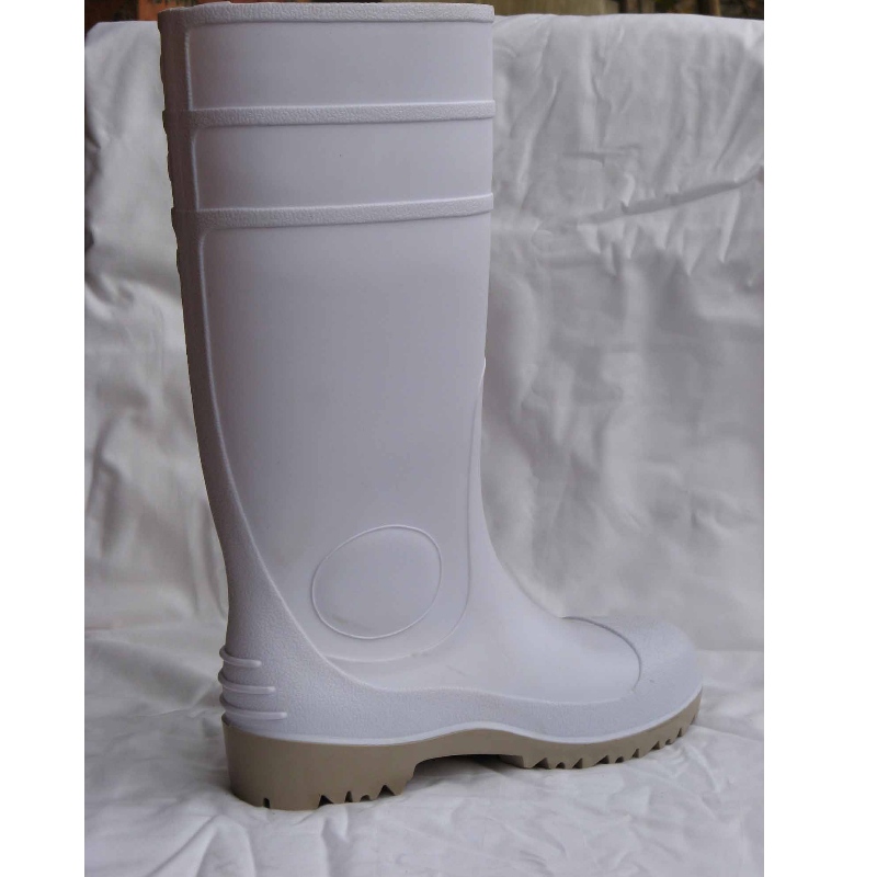 White PVC Food Safety botas