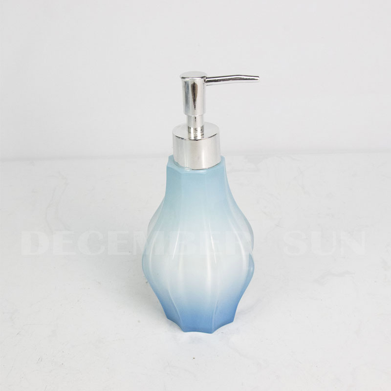 Dispensador moderno de loción de jabón de baño de resina