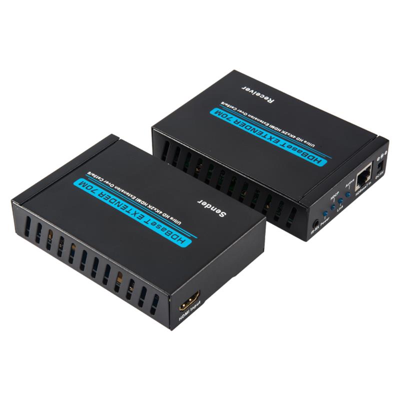 V1.4 amplificador v1.4 K hdbaset - HDMI 100m, núcleo 5 / 6 cable 70m @ 4kx2k / 30hz, 100m @ 1080P / 60Hz