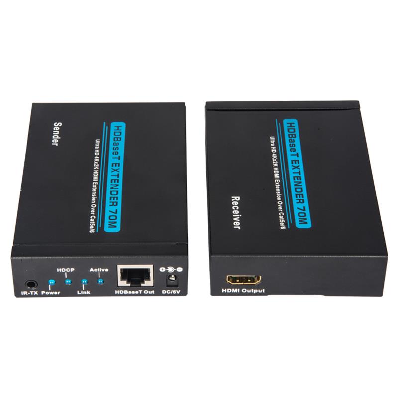 V1.4 amplificador v1.4 K hdbaset - HDMI 100m, núcleo 5 / 6 cable 70m @ 4kx2k / 30hz, 100m @ 1080P / 60Hz