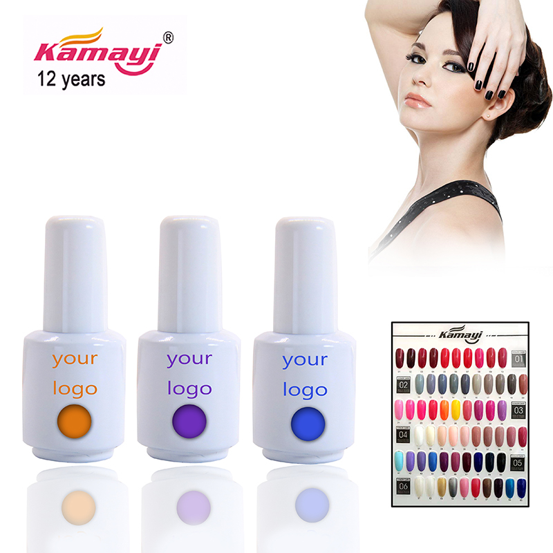 Kamayi fábrica precio más bajo esmalte de uñas capa base color neón remojo esmalte de gel de uñas nuevas uñas led gel uv 60 color