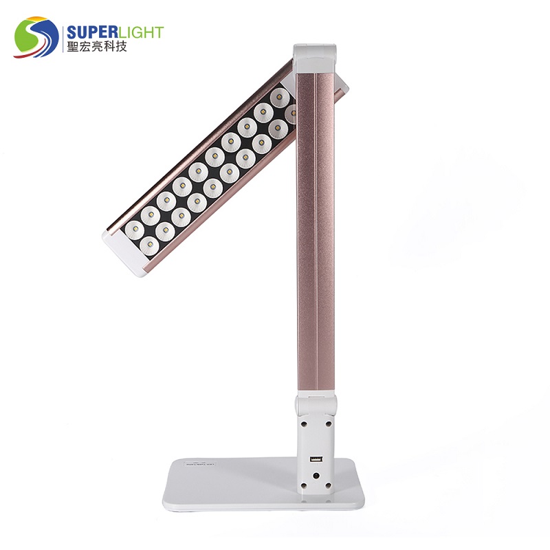 1683 flexibilidad plegable LED puerto USB