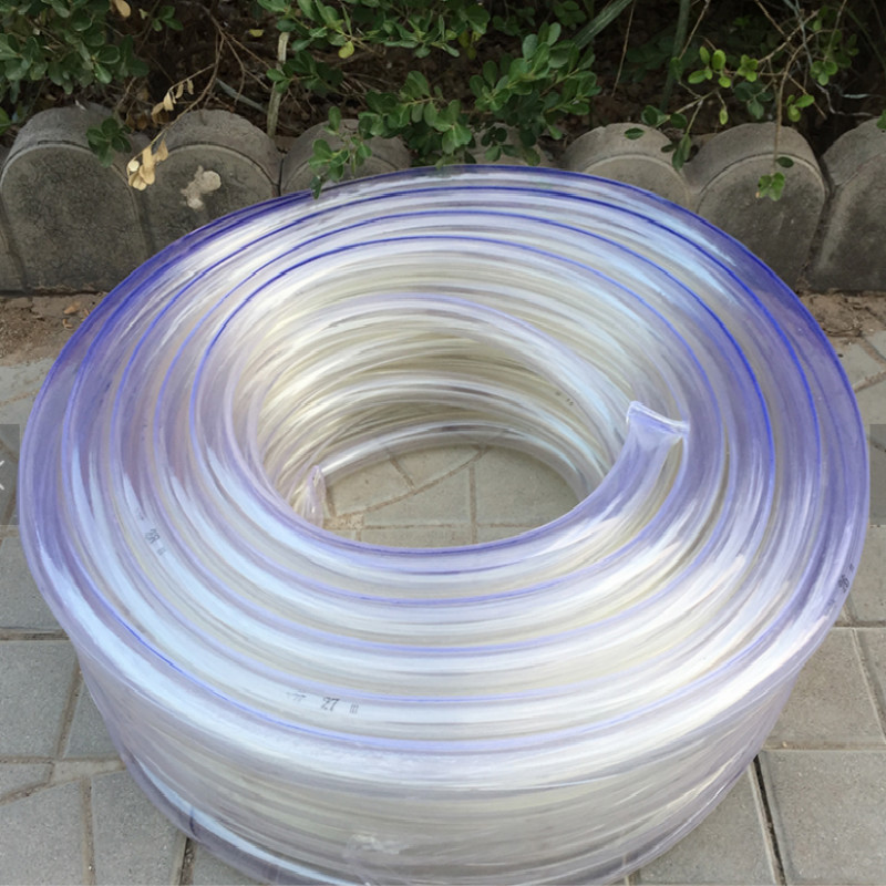 PVC transparente tubo de agua de 1 pulgada precio de manguera flexible de plástico tubo de aire de plástico transparente