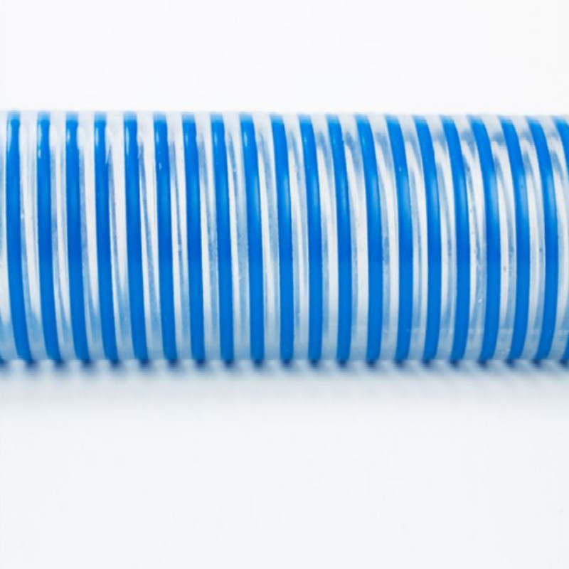 Manguera de hélice de succión corrugada de PVC de alta presión colorida de la venta caliente hecha en China